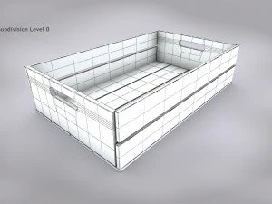 Wooden Crate T3 3D Model