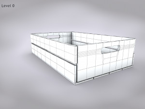 Wooden Crate T3 3D-Modell