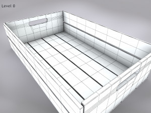 Wooden Crate T3 3D-Modell