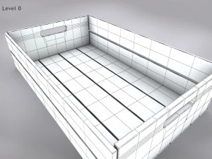 Wooden Crate T3 3D Model