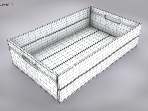 Wooden Crate T3 3D-Modell