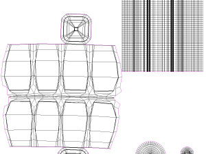 Crystal Bottle with saffron Modello 3D