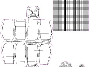 Crystal Bottle with saffron 3D Model
