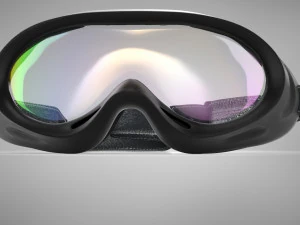 Kacamata Olahraga Tahan Angin -Berkuda -Mendaki-Bersepeda-Ski Model 3D