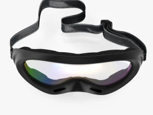 Kacamata Olahraga Tahan Angin -Berkuda -Mendaki-Bersepeda-Ski Model 3D