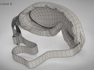 Kacamata Olahraga Tahan Angin -Berkuda -Mendaki-Bersepeda-Ski Model 3D