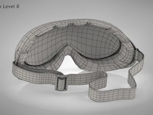 Kacamata Olahraga Tahan Angin -Berkuda -Mendaki-Bersepeda-Ski Model 3D