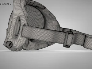 Kacamata Olahraga Tahan Angin -Berkuda -Mendaki-Bersepeda-Ski Model 3D