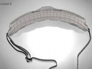 Kacamata Olahraga Tahan Angin -Berkuda -Mendaki-Bersepeda-Ski Model 3D