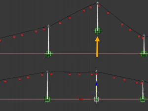 Telecabin Ski Lift Cableway- Animated and Rigged 3D Model