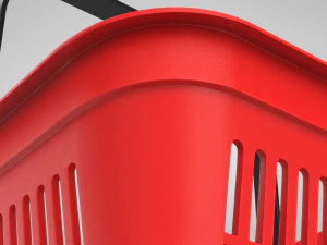 Shopping Hand Basket 3D Model