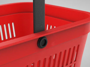 Shopping Hand Basket 3D Model