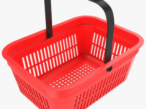 Shopping Hand Basket 3D Model