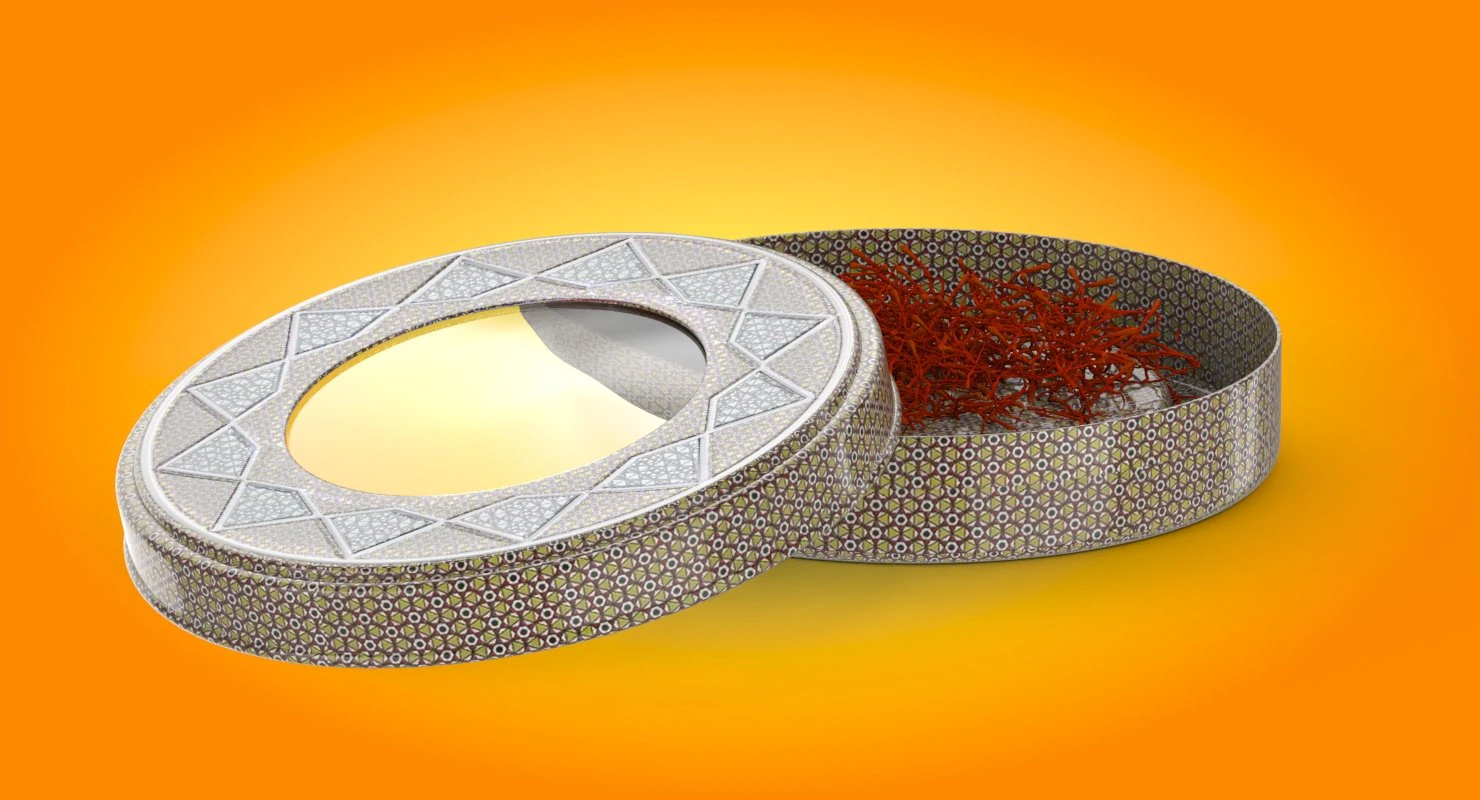 Persian Tin Can 3D Model .c4d .max .obj .3ds .fbx .stl .blend 