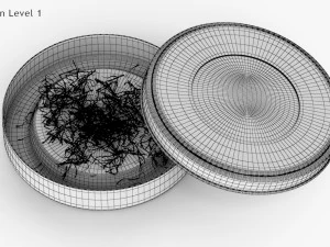 Persian Tin Can 3D Model