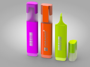 High lighter Marker Modello 3D