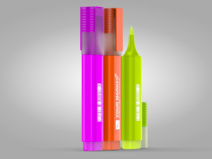 High lighter Marker Modello 3D