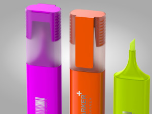 High lighter Marker Modello 3D