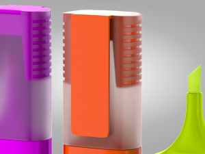 High lighter Marker Modello 3D
