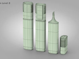 High lighter Marker 3D Model