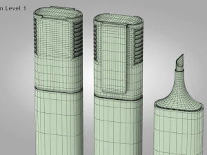 High lighter Marker 3D Model