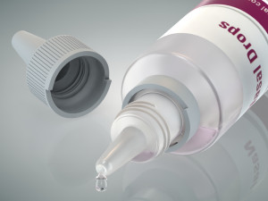 Dropping Bottle Model 3D