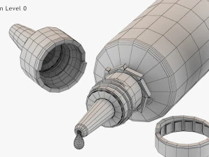 Падіння пляшки 3D Модель