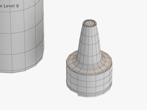 Dropping Bottle Model 3D