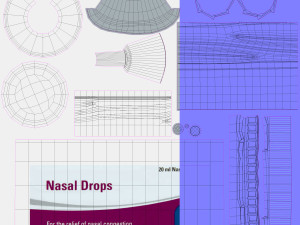 Dropping Bottle Model 3D