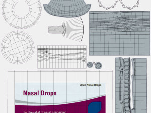 Dropping Bottle Model 3D