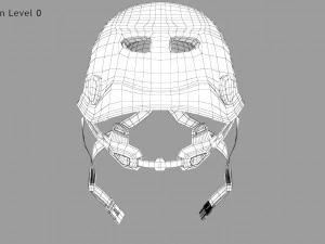 Bike Helmet 3D Model