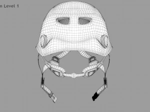 Bike Helmet 3D Model