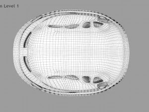 Bike Helmet 3D Model