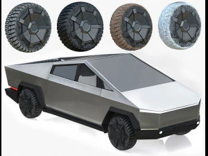 Tesla Cybertruck 3D Modell