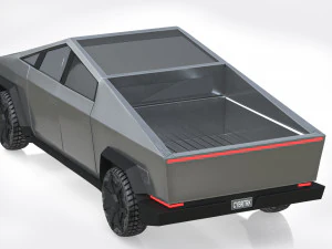 Tesla Cybertruck 3D Modell