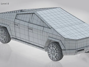 Tesla Cybertruck 3D Modell