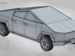 Tesla Cybertruck 3D Modell