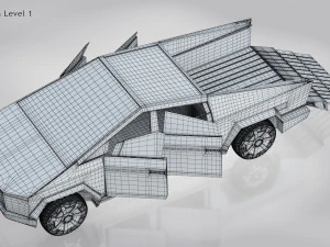 Tesla Cybertruck 3D Modell
