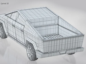 Tesla Cybertruck 3D Modell