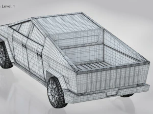 Tesla Cybertruck 3D Modell