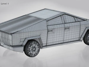 Tesla Cybertruck 3D Modell