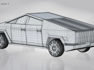 Tesla Cybertruck 3D Modell