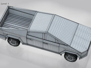 Tesla Cybertruck 3D Modell