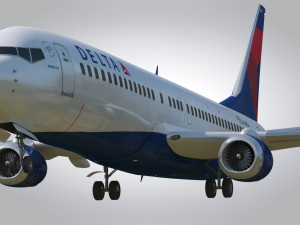 Boeing 737-800 Delta Airlines Modello 3D