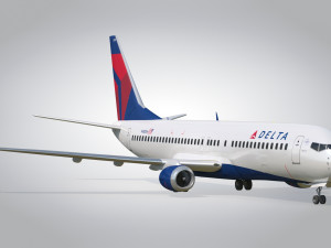 Boeing 737-800 Delta Airlines Modello 3D