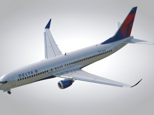 Boeing 737-800 Delta Airlines Modello 3D