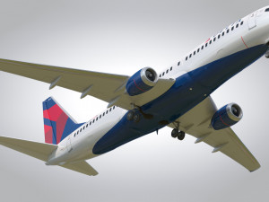 Boeing 737-800 Delta Airlines Modello 3D