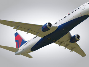 Boeing 737-800 Delta Airlines Modello 3D