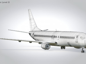 Boeing 737-800 Delta Airlines Modello 3D