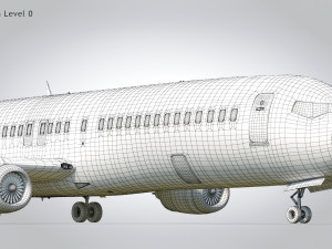 Boeing 737-800 Delta Airlines Modello 3D